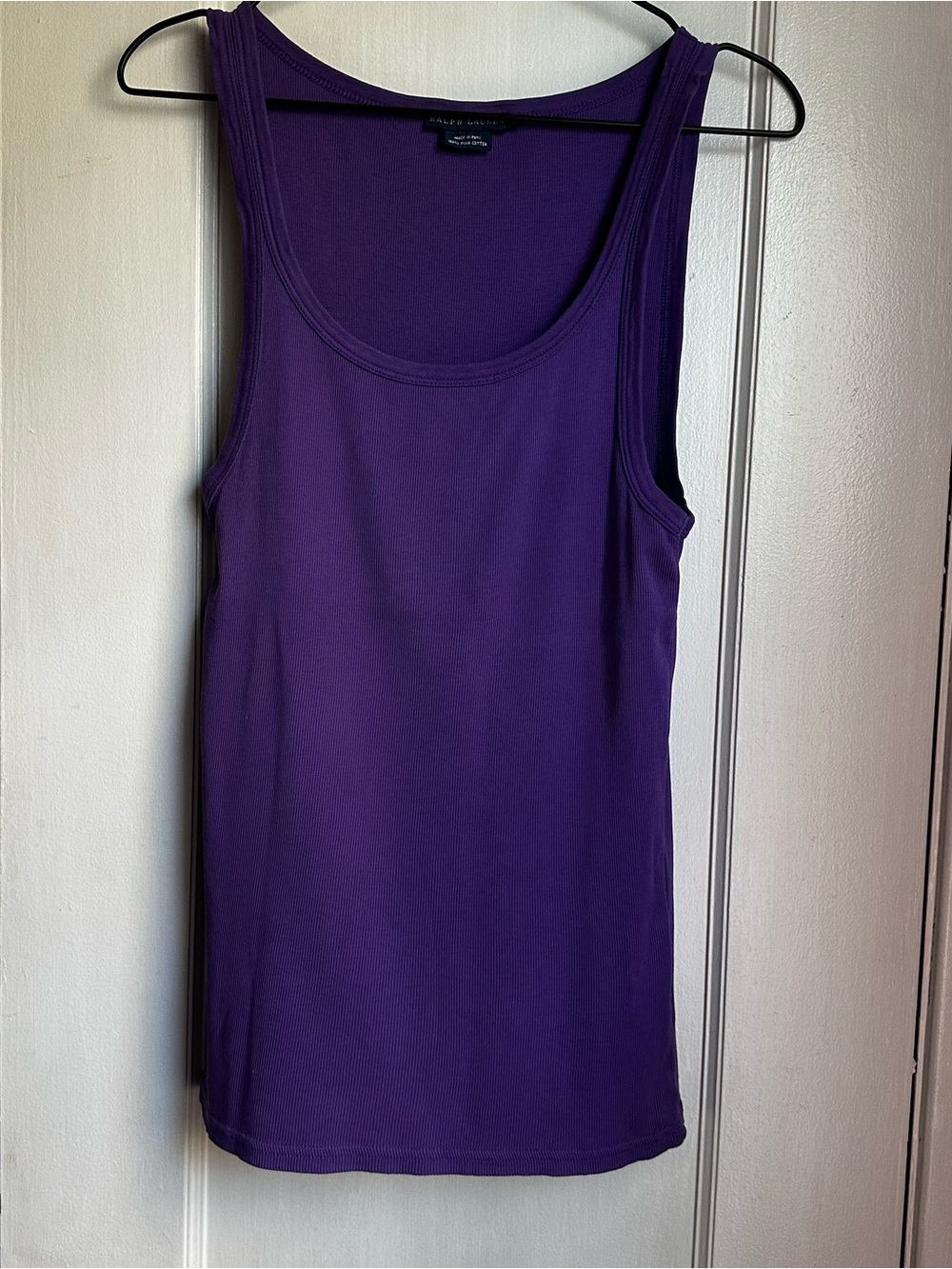 Ralph Lauren Deep Purple Scoop Neck Tank